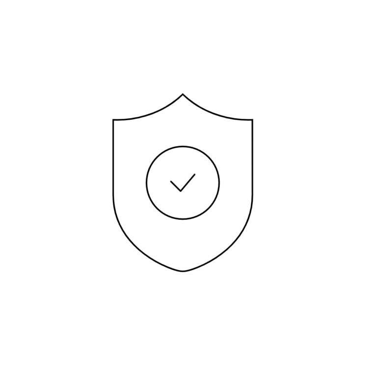 shield with check icon w